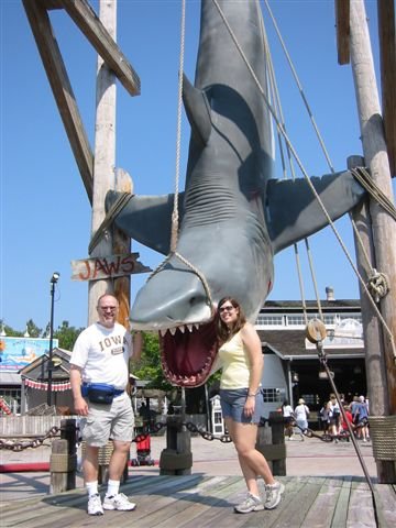 Dad, Jo and Jaws